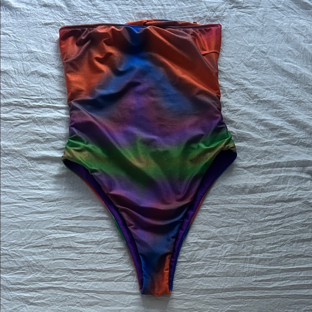 Vibrant Multicolor Women's One Piece Swimsuit